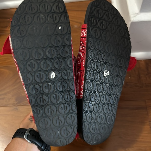 Arizona love Apache red banana print sandals size 39 - Picture 4 of 5